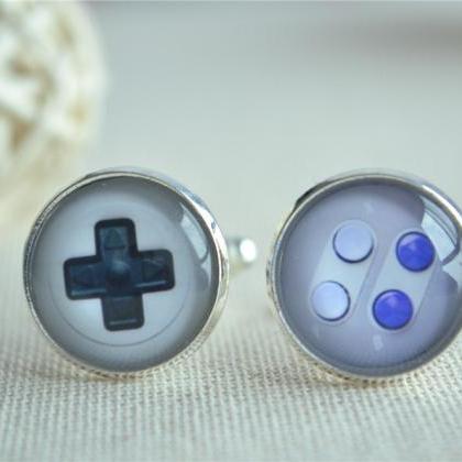 Game Button Cuff Links,video Game Remote Buttons..